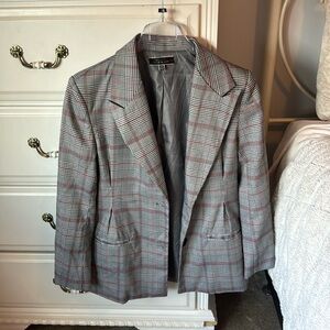 Plaid Blazer